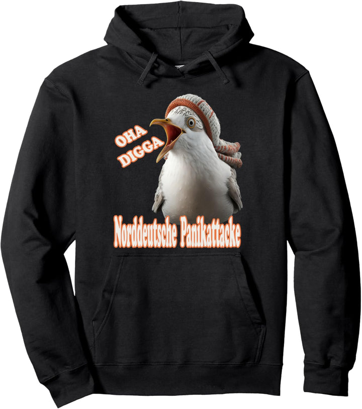 OHA Norddeutsche Panikattacke Friesisch Nordsee Plattdeutsch Pullover Hoodie