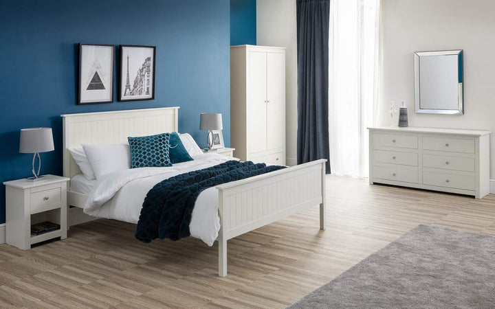 Julian Bowen Radley Nachttisch, weiss (Surf White), Weiss (Surf White)