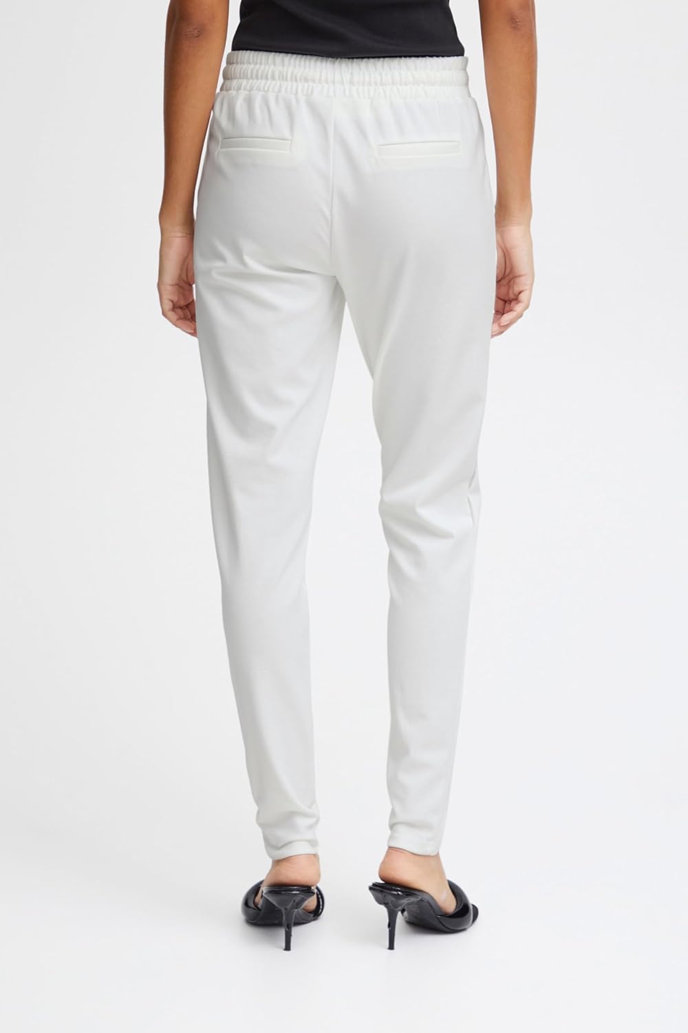 ICHI IHKATE PA2 Damen Sweathose Sweatpants Relaxhose mit Stretch Schmaler Schnitt mit Elastikbund XS
