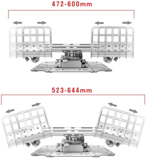 VIRPIL Controls R1-FALCON Rudder Pedals (3 Achsen Flugsimulator Pedale, PC, HOTAS, Space Sim, Heliko