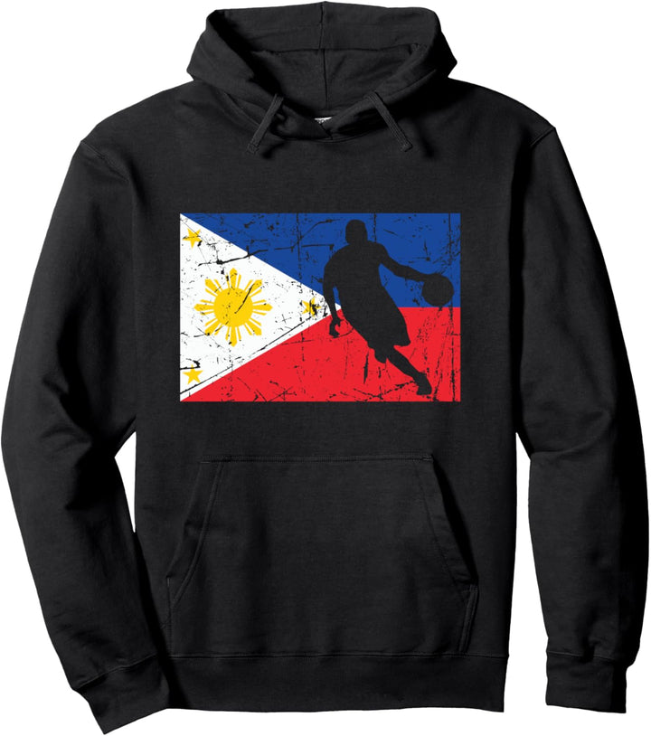 Philippinen-Flagge Filipino – Basketball Pullover Hoodie