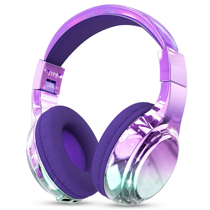 JYPS Bluetooth Kopfhörer Kinder, Kabellose Kinder Kopfhörer Over Ear mit Kabel, Kinderkopfhörer ab 3