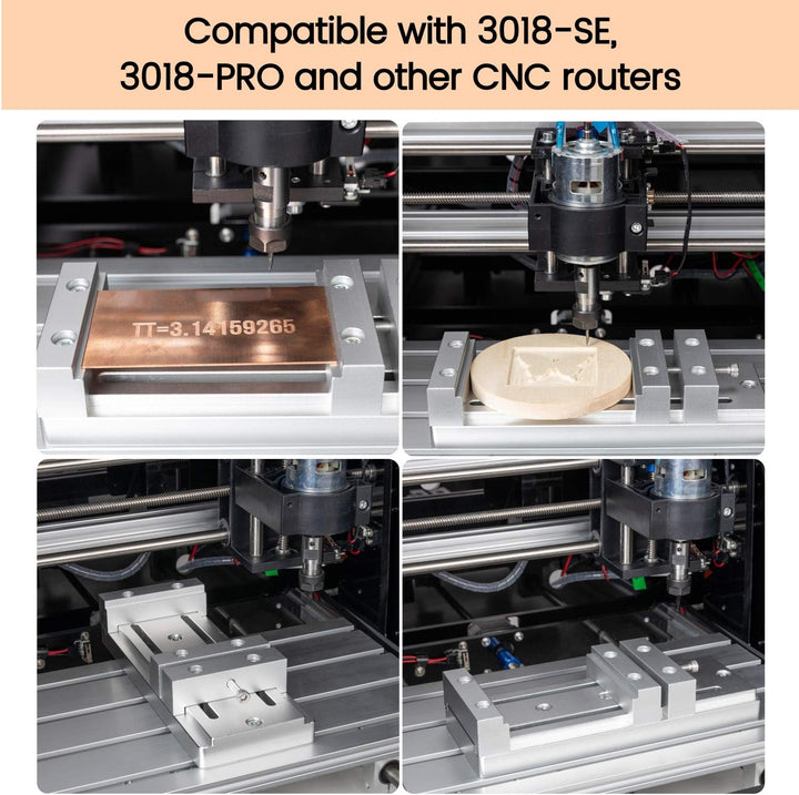 Aluminium Mini-Schraubstock Arbeitstisch Clamp für FoxAlien 3018-SE, Masuter 4040 und 4040-XE CNC-Fr
