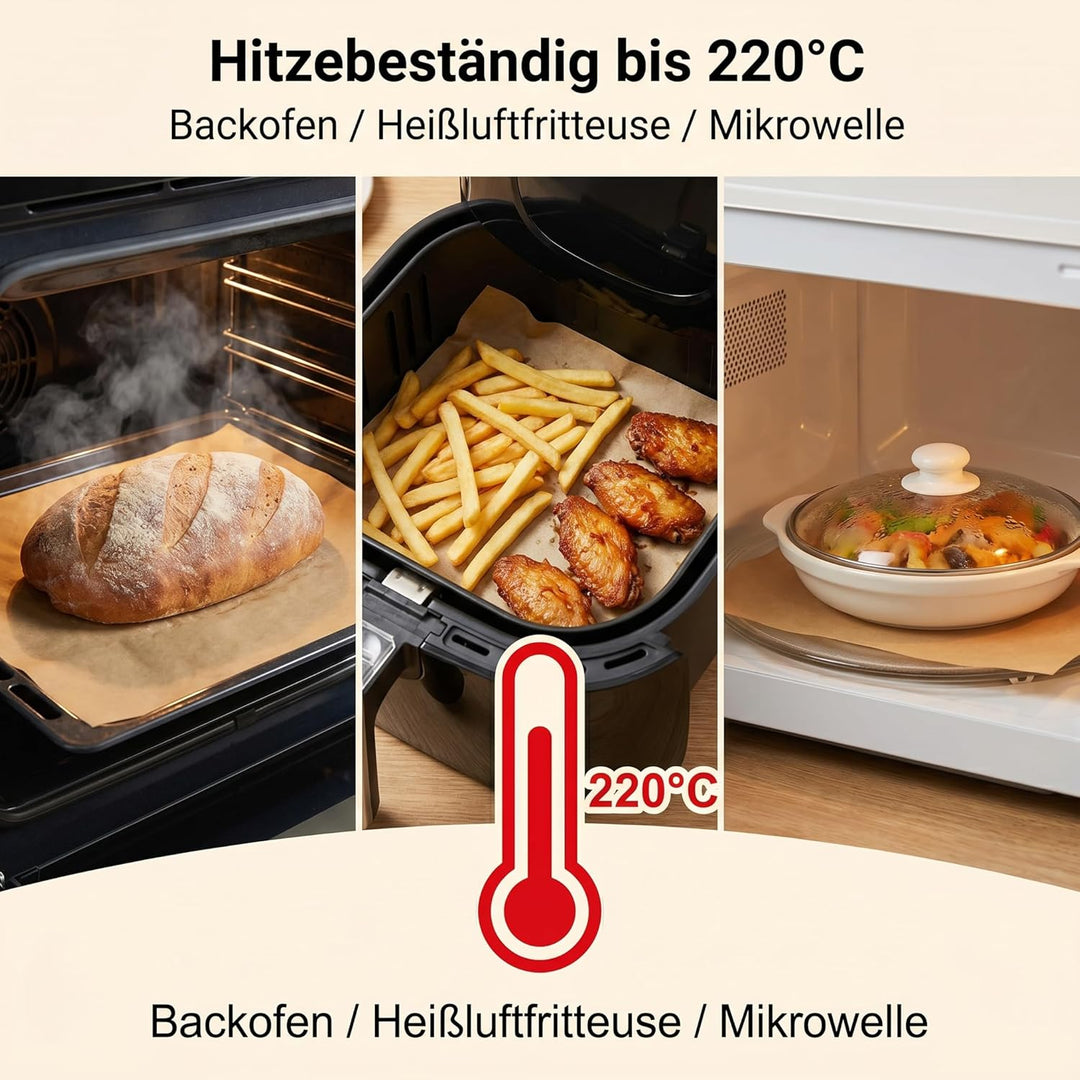 UPKOCH 100 Stück Pergamentpapier Zum Backen 25X35Cm Pfas Frei Backpapier Ohne Pfas FüR Backbleche Lu