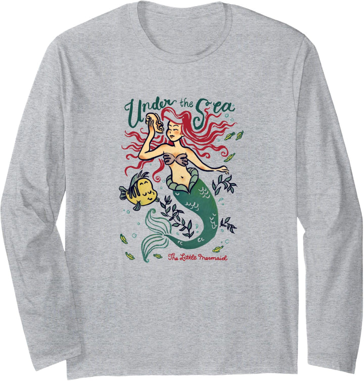 Disney The Little Mermaid Group Shot Sweetwater Doodles Langarmshirt