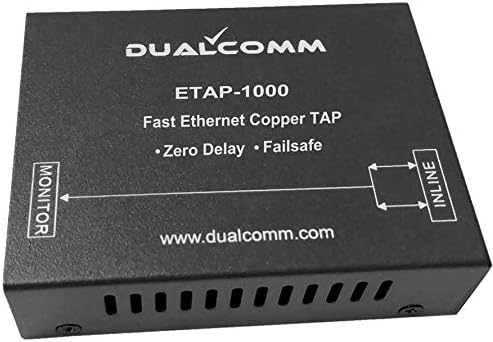 Dualcomm ETAP-1000 Zero-Delay Fast Ethernet Network TAP