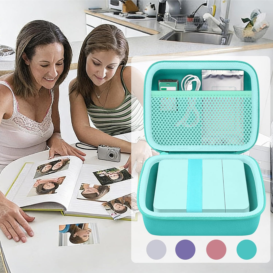 Khanka Hülle für Nelko Fotodrucker PP01 Farbe Tragbarer Mini Fotodrucker, Tragetasche mit Netzfach f