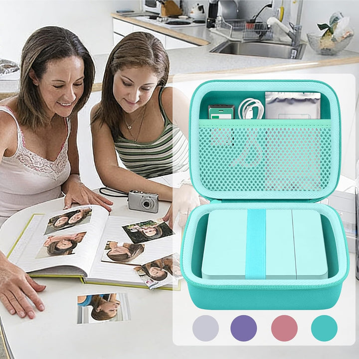 Khanka Hülle für Nelko Fotodrucker PP01 Farbe Tragbarer Mini Fotodrucker, Tragetasche mit Netzfach f
