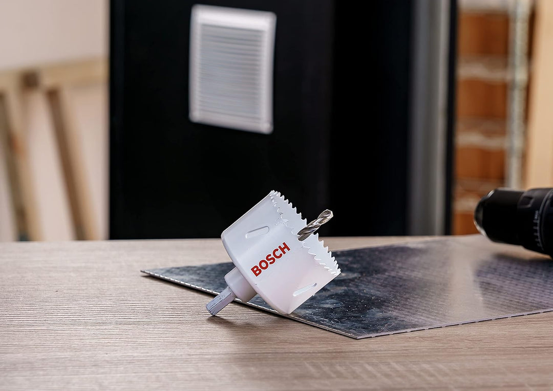 Bosch 1x Lochsäge HSS-Bimetall (für Aluminium, Metalle, Buntmetalle, Kunststoffe, Acrylglas, Holz, G