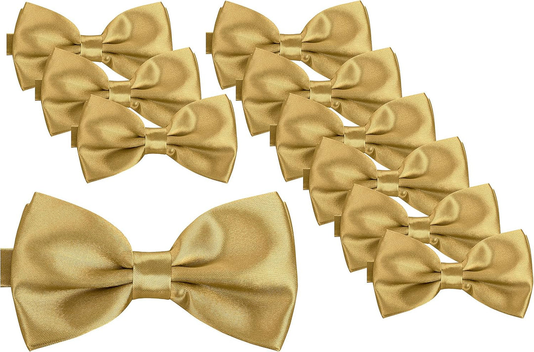 BomGuard Herren Fliege 10 er Set Stück, Schleife für Männer Anzug Damen Bowtie Einheitsgrösse 10x Lu