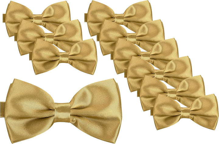 BomGuard Herren Fliege 10 er Set Stück, Schleife für Männer Anzug Damen Bowtie Einheitsgrösse 10x Lu