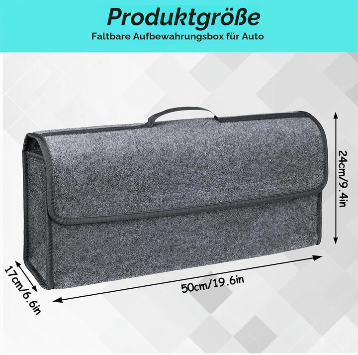 2Stück Kofferraum Organizer, Auto Kofferraum Organizer, Filz Auto box kofferraumtasche Toolbag - Gee