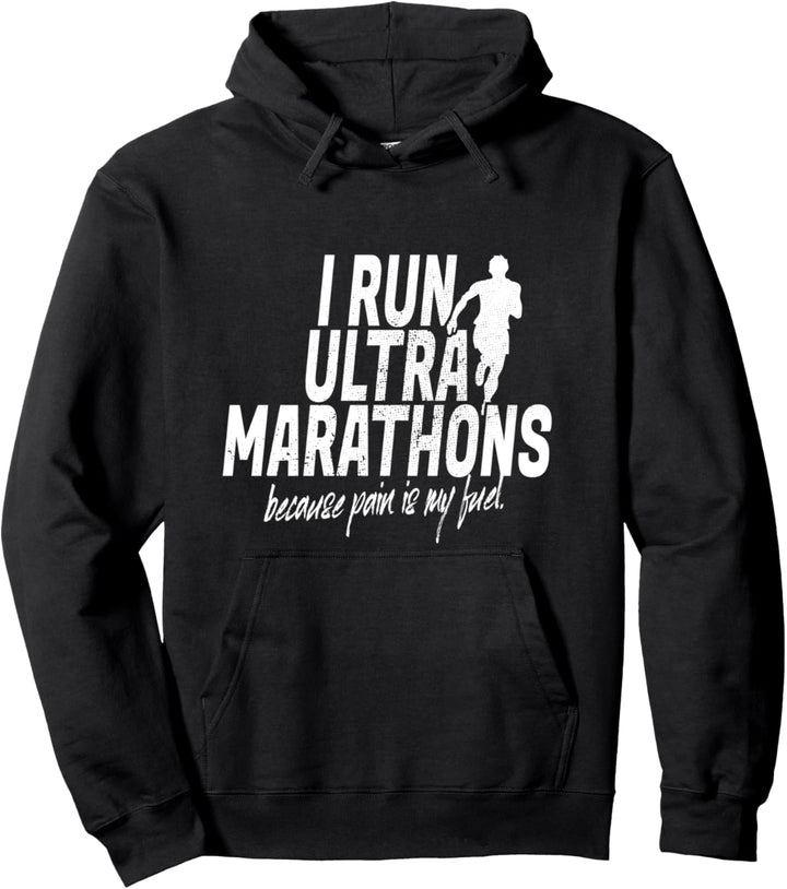I Run Ultramarathons Ultra Trail Running Traillauf Läufer Pullover Hoodie