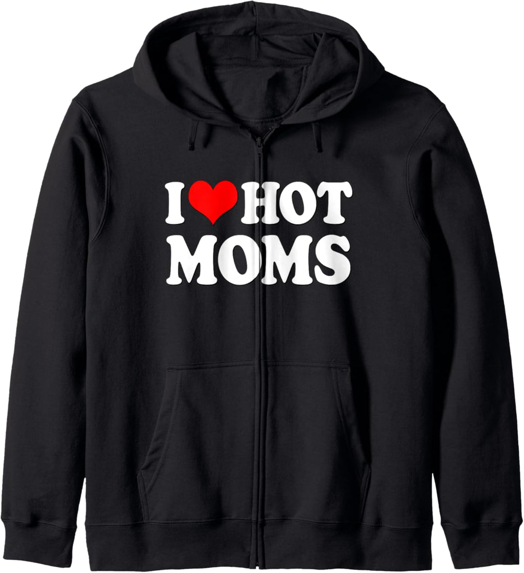 "I love Hot Moms Funny I Heart Hot Moms" Paar-Set Kapuzenjacke