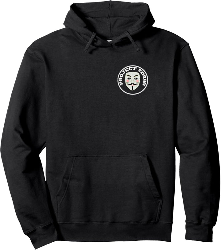 Project Zorgo Anonymous Mask Hacker Pullover Hoodie