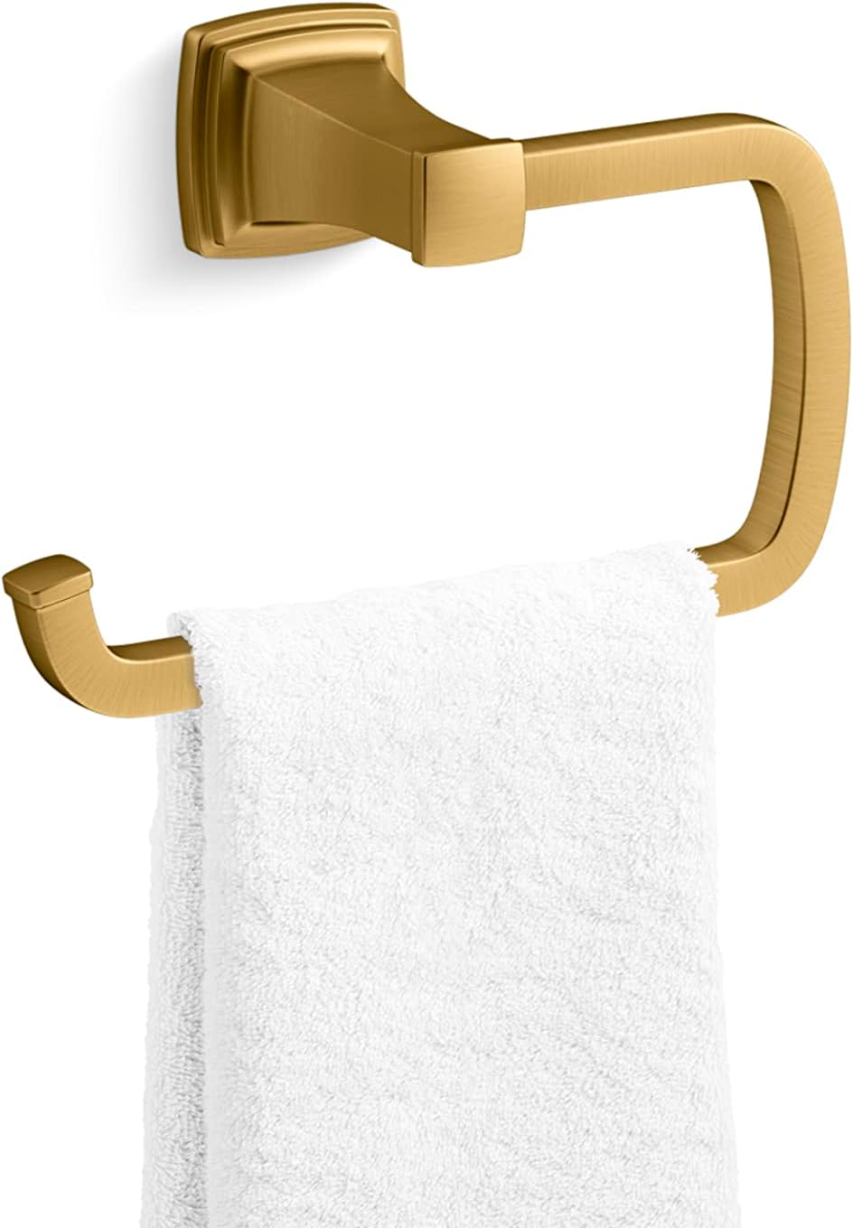 Kohler 27412-BL RIFF Handtuchring, Mattschwarz Handtuchring Mattes Schwarz, Handtuchring Mattes Schw