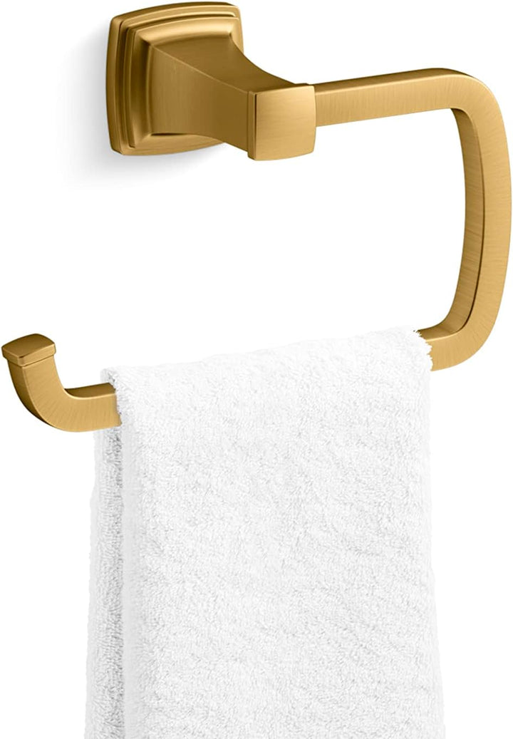 Kohler 27412-BL RIFF Handtuchring, Mattschwarz Handtuchring Mattes Schwarz, Handtuchring Mattes Schw