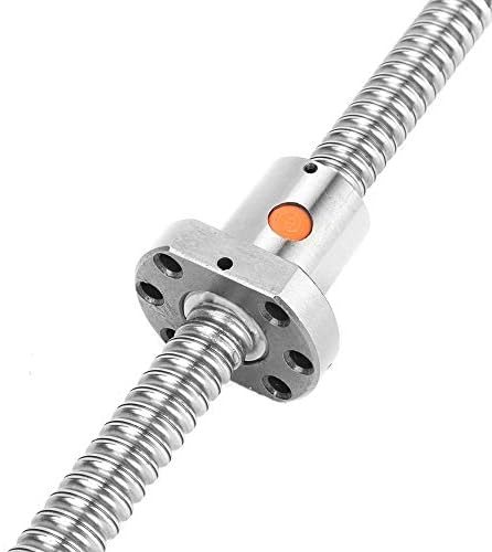 SFU1605 Gewindespindel 600 mm Edelstahl Kugelumlaufspindel mit BK12 / BF12 Unterstützung und 6,35 x