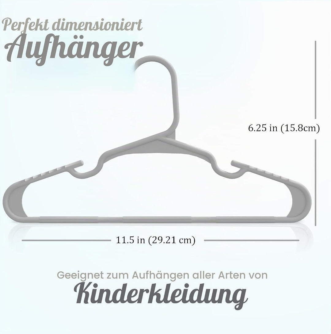 Utopia Home Kinder-Kleiderbügel, Kunststoff-Baby-Kleiderbügel für den Schrank, für Kleidung und Klei
