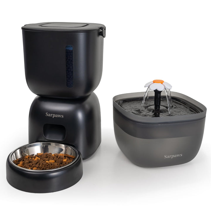 Automatischer Katzenfutterspender und Wasserspender FW1, Draht oder Batterie Katzenfutterspender 3L