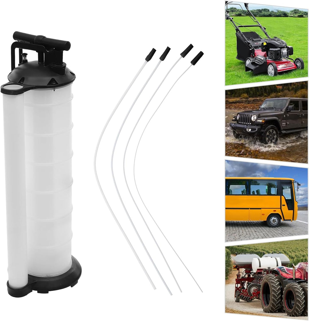 KenSyuInt 7L Ölabsauger Ölabsaugpumpe Handpumpe Absaugpumpe Flüssigkeitsabsaugpumpe Manuelle Ölumfül