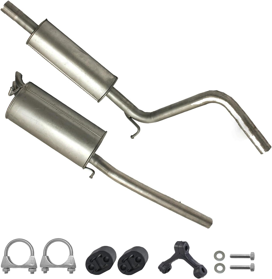 Ferroz Export Ersatz für Auspuffanlage Auspuff VW Caddy III Kasten & Kombi 2.0 SDI 2004-2010 Endtopf