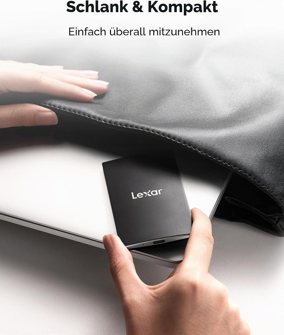 Lexar Externe SSD 1TB, USB 3.2 Gen2x2 Portable SSD, bis zu 2000 MB/s Lesen, 1800 MB/s Schreiben, Tra