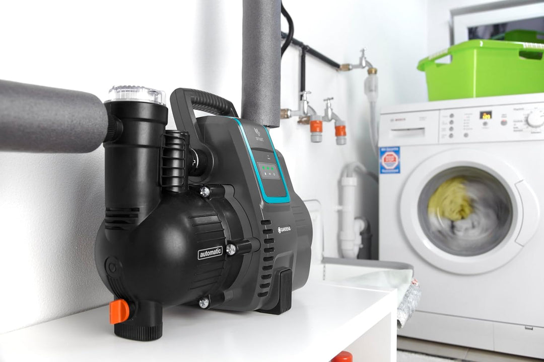 Gardena smart Pressure Pump: Hauswasserautomat via App / Tablet steuerbar, Fördermenge 5000 l/h, war