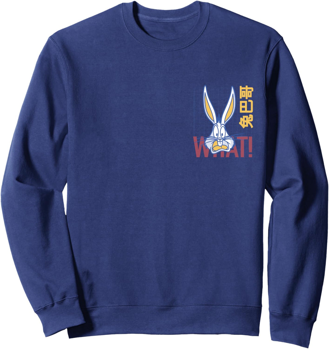 Looney Tunes Bugs Bunny Pocket What Sweatshirt