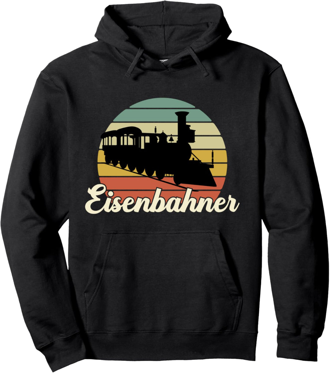 Modelleisenbahn Lokomotive Eisenbahn Spruch Dampflokomotive Pullover Hoodie