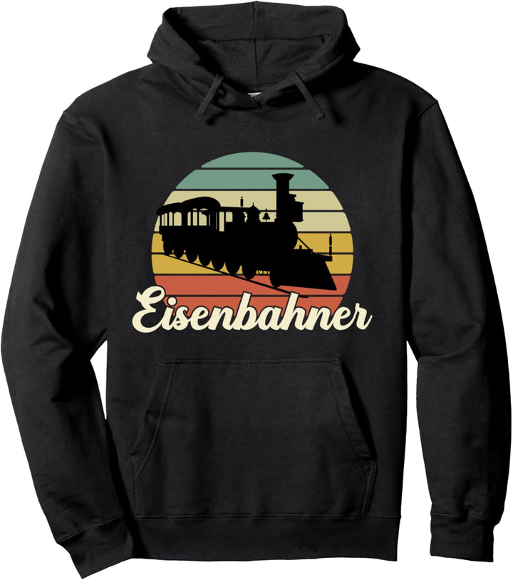 Modelleisenbahn Lokomotive Eisenbahn Spruch Dampflokomotive Pullover Hoodie