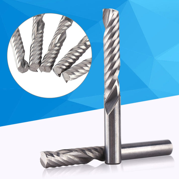 Schaftfräser, Hartmetall Spiral Schaftfräser Einnuten Fräser CNC Fräser zum Schneiden von Acryl, PVC