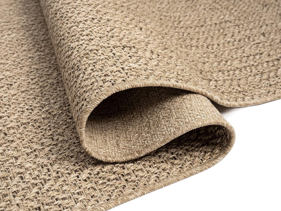 Mia´s Teppiche Soil - wetterfester In- und Outdoor Teppich im Natürlichem Jute-Look, wetterfest, gee