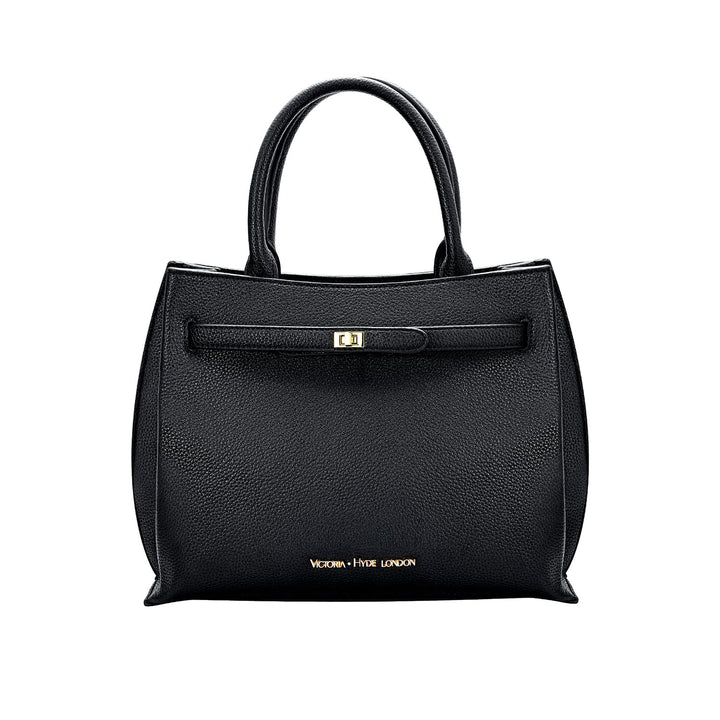 VICTORIA HYDE Handtaschen Damen Gross PU Leder Shopper Damen Handtasche Schwarz Elegant Schultertasc