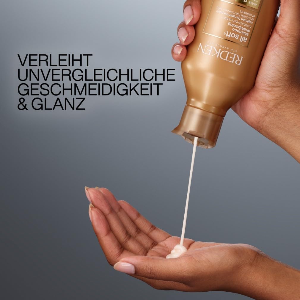 Redken Haarshampoo für trockenes und brüchiges Haar, Belebt und hydratisiert, Mit Omega-6 und Argan-