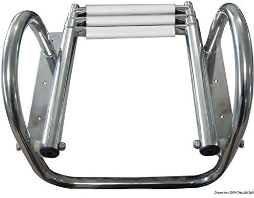 Osculati Ausziehbarer Leiter 3 Stufen Weiss