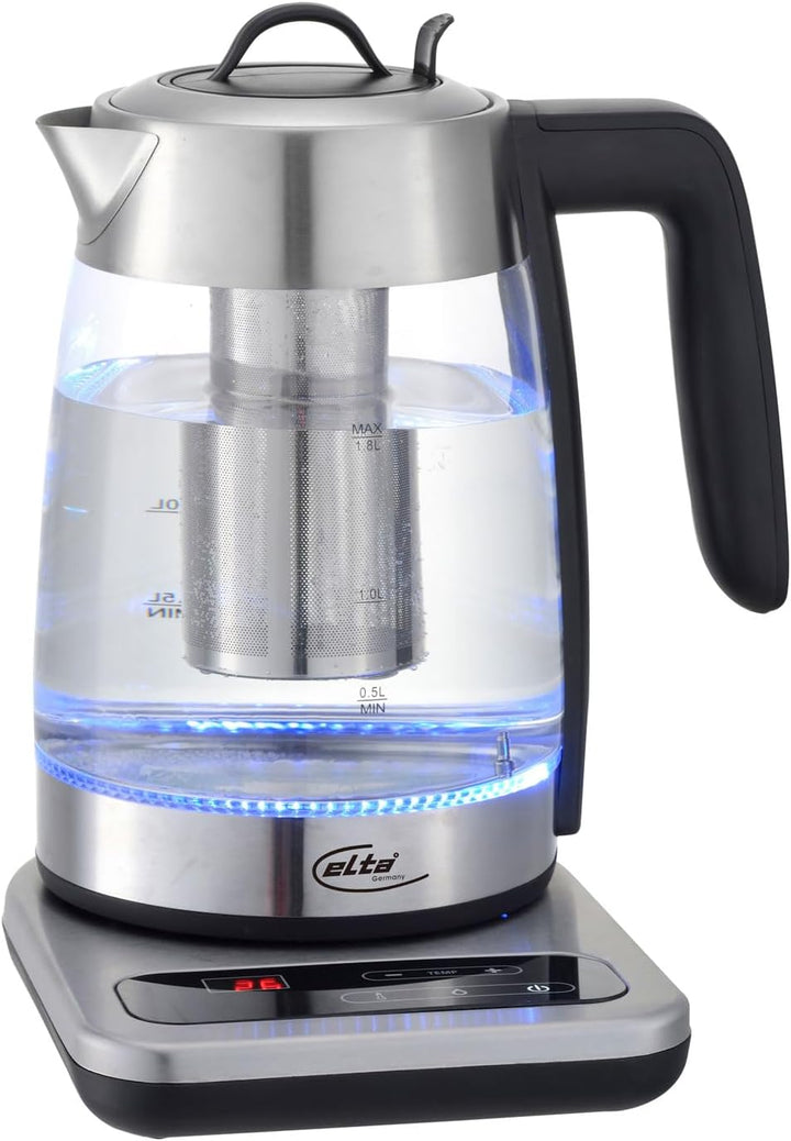 ELTA Tee- und Wasserkocher TK-2200.2, 1,8 L, 2200 W, 2in1 Combi