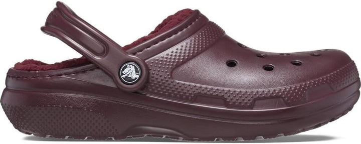 Crocs Unisex Classic Lined Clogs 36 EU Dark Cherry, 36 EU Dark Cherry