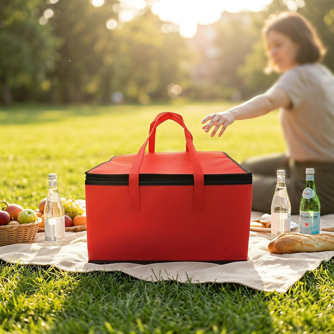VICASKY Lunchbox mit Kühlakku Kuchen Transportbox Kühlakku Kühlbox für Torten Cooler Bag Electric La