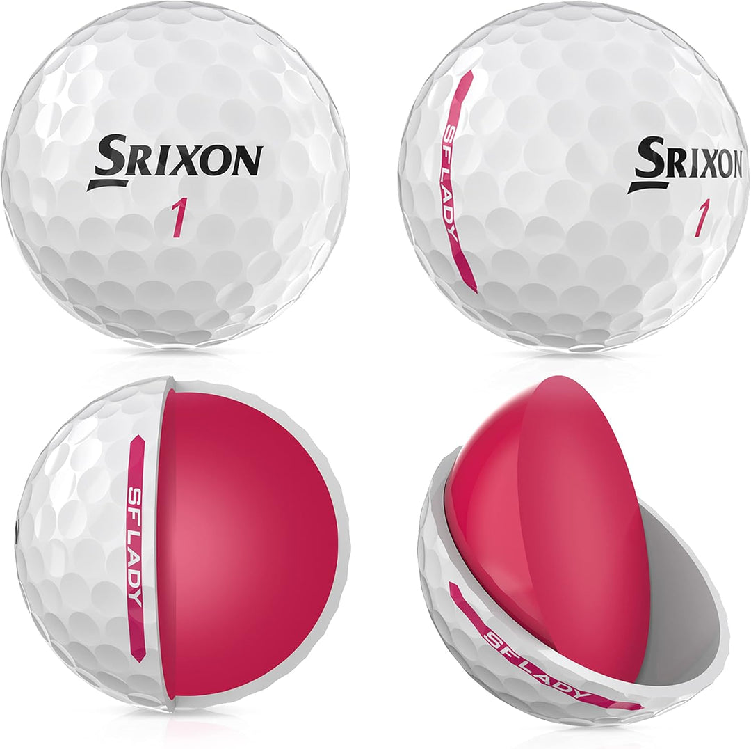 Srixon Soft_Feel_Lady_8 Golfbälle Uniq Size Weiss, Uniq Size Weiss