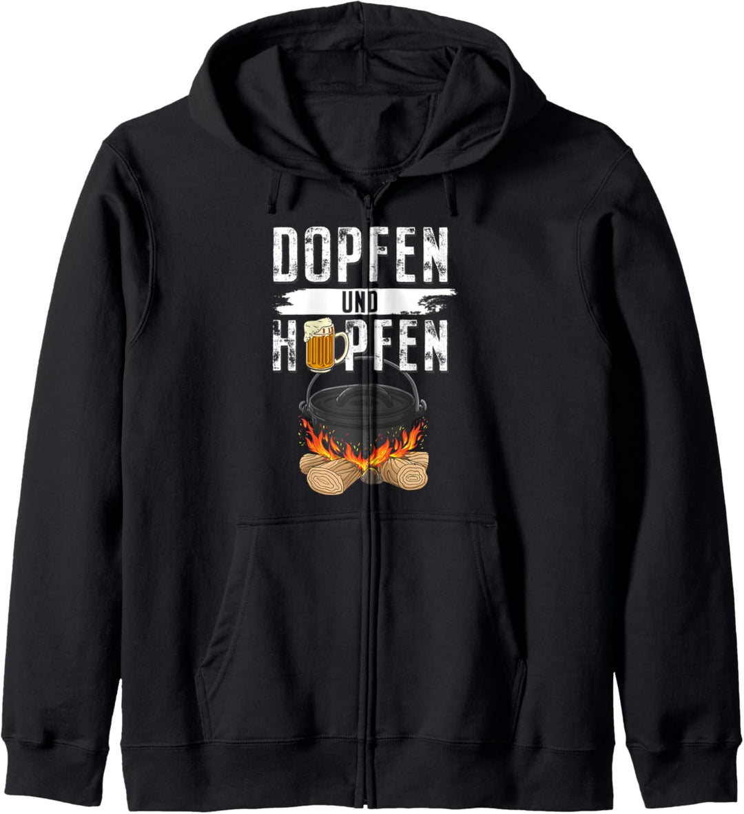 Dopfen & Hopfen Dutch Oven Grillen BBQ Kapuzenjacke
