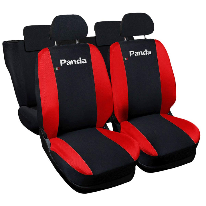 Auto Accessori Lupex - Kompatible Autositzbezüge für Panda zweite 169 und dritte 319 Reihe, schwarz