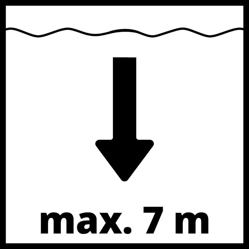 Einhell Klarwasserpume GE-SP 4390 N-A LL ECO (430 Watt, 9000 L/h, max. Förderhöhe 8 m, Anschluss 47,