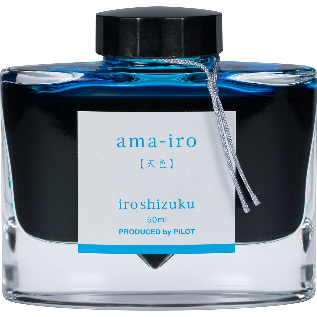 Pilot Iroshizuku 69226 Füllfederhalter-Tinte, Ama-Iro, Hellblau, 50 ml Flasche Sky Blue, Sky Blue