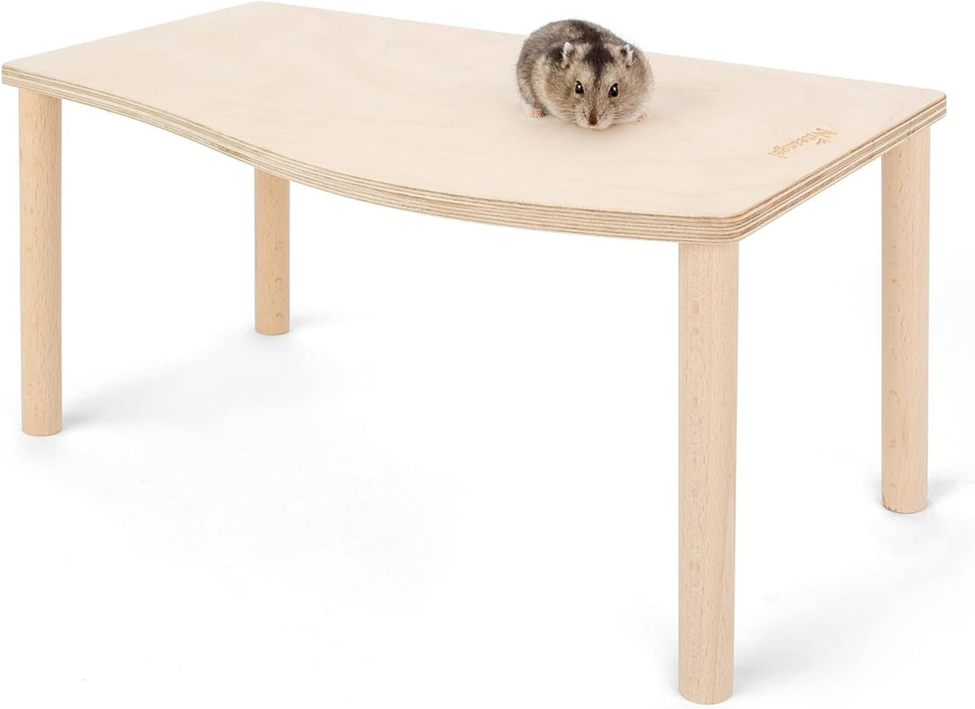 Niteangel Hamster Spielpodest aus Holz für Zwerghamster, Syrische Hamster, Gerbils, Mäuse, Degus ode