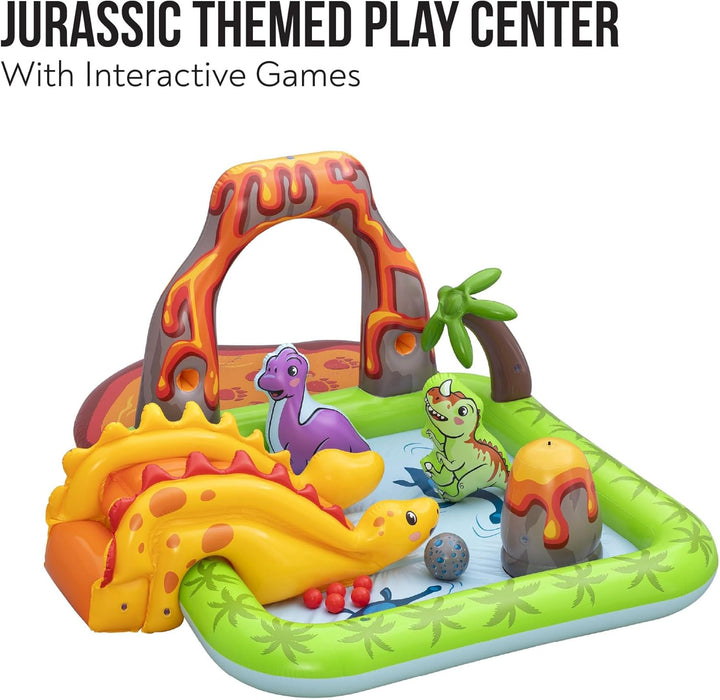 Bestway Aufpumpbares Wasserspielcenter und Pool für Kinder Volcano Springs 262 x 188 x 102 cm
