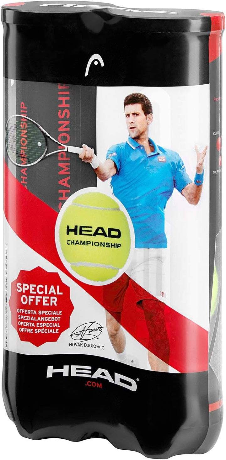 HEAD Unisex-Erwachsene Championship 8 Balls Bundle mit Griffband, 8 Balls Bundle mit Griffband