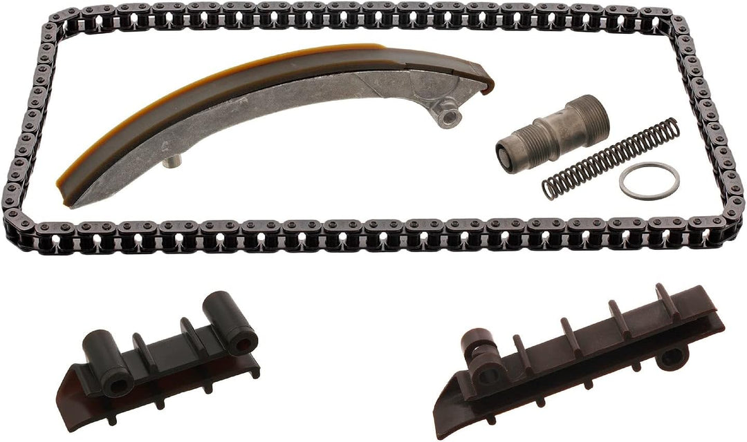 febi bilstein 30305 Steuerkettensatz für Nockenwelle, mit Gleitschienen und Kettenspanner , 1 Stück