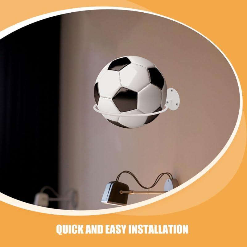 MAGICLULU Wandmontierter Sportballständer Basketballhalter Zur Wandmontage Präsentationsständer Für