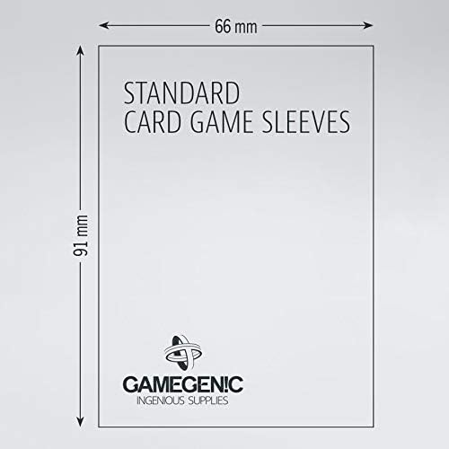 Gamegenic, MATTE Standard Sleeve Value Pack 200, Sleeve color code: Gray & MATTE Standard Card Sleev